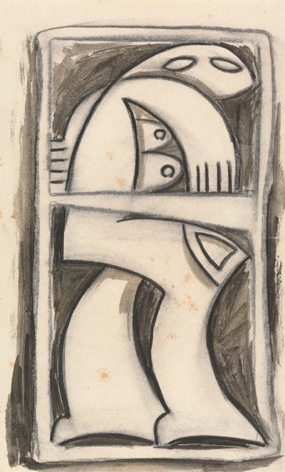 Stående kvindeskikkelse af Henri Gaudier-Brzeska