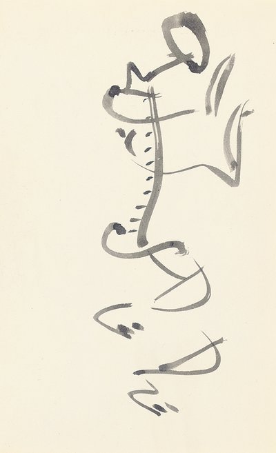 Studie for "Red Stone Dancer", 1914 af Henri Gaudier-Brzeska