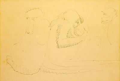 Tre aber af Henri Gaudier-Brzeska