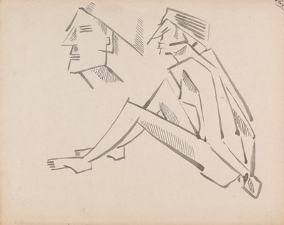 To figurstudier af Henri Gaudier Brzeska