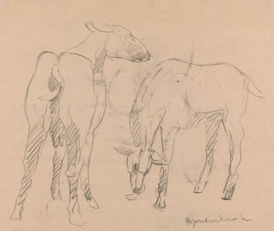 To geder af Henri Gaudier-Brzeska