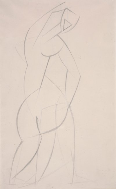 Uden titel (Studie for Red Stone Dancer) af Henri Gaudier-Brzeska