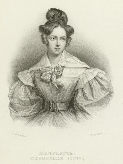 Henrietta, Madamoiselle Sontag af Henri Grevedon