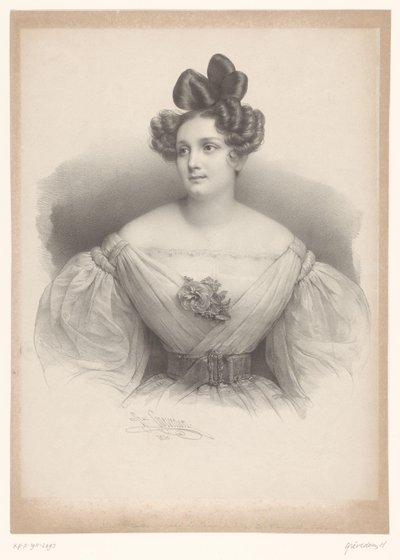 Der er et portræt af Madame Nolte af Henri Grevedon