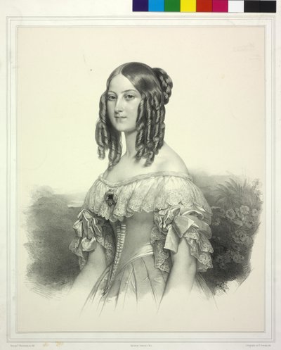 Prinsesse af Sachsen-Coburg-Gotha Victoria af Henri Grevedon