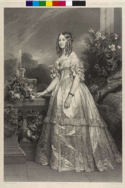 Prinsesse af Sachsen-Coburg-Gotha Victoria af Henri Grevedon