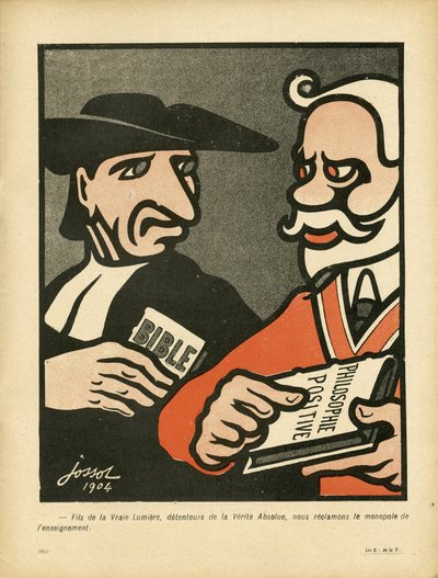 Smørpladen, nummer 169, satirisk i farver af Henri Gustave Jossot