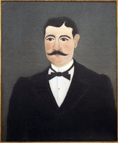 Portræt af Frumence Biche i almindeligt tøj (marechal des logis). Maleri af Henri Rousseau (1844-1910), kendt som tolden, olie på lærred, slutningen af det 19.-begyndelsen af det 20. århundrede, fransk kunst, Musee International d