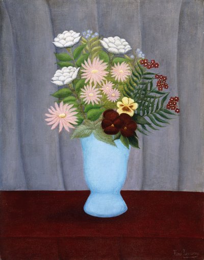 Have Blomster; Haveblomster, c.1909-10 af Henri J.F. Rousseau