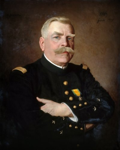 Portræt af Joseph Joffre 1852-1931, marskal af Frankrig af Henri Jacquier