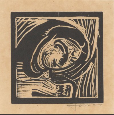 Hovedet af en figur af Henri Jonas (signed by artist)