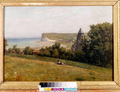 Udsigt taget fra treporten Maleri af Constant Dutilleux (1807-1865). 1865. Dim. 0,38 x 0,55 m. Douai, Museum of the Chartreuse af Henri Joseph Constant Dutilleux
