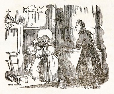 Le Rouge et le Noir [The Red and the Black] af Stendhal (Marie-Henri Beyle) (1783-1842) titelside fra bog 1 af Henri Joseph Dubouchet