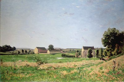 Landskab i Saulce, Yonne af Henri-Joseph Harpignies