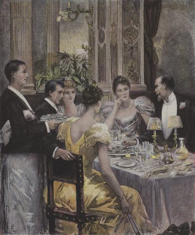 Et middagsselskab af Henri Lafon