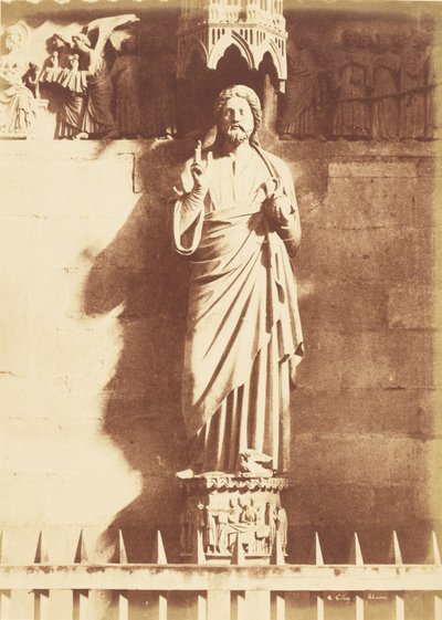 Statue af Kristus, Reims-katedralen af Henri Le Secq