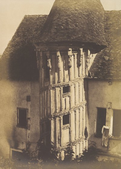 Trætrappe i Chartres, 1852. af Henri Le Secq