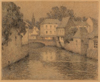 Landskab af Henri Le Sidaner