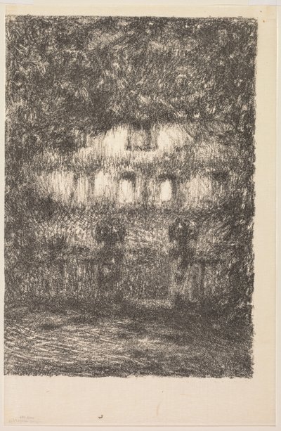 Huset i måneskin af Henri Le Sidaner