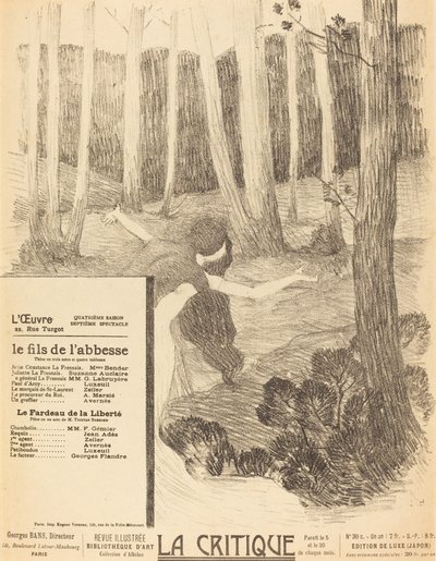 Abbedissens Søn; Frihedens byrde af Henri Lebasque