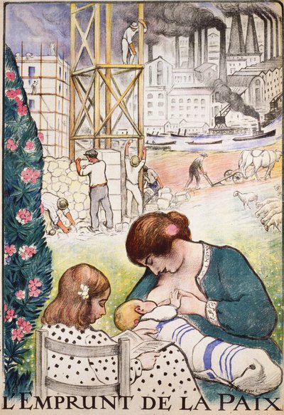 Fredens lån - plakat af Henri Lebasque (1865-1937) af Henri Lebasque