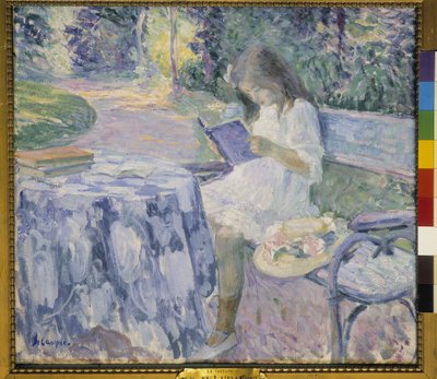 The Reader (olie på lærred) af Henri Lebasque