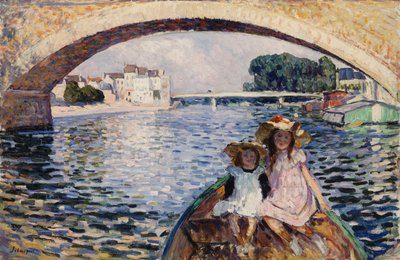 Unge Piger på en Pram; Unge piger i både, 1903 af Henri Lebasque