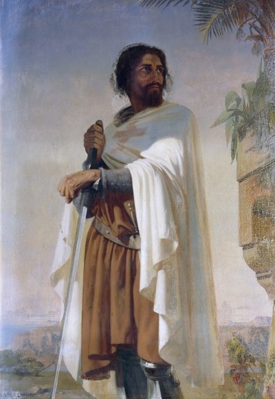 Hugues de Payens, tempelriddernes stormester af Henri Lehmann