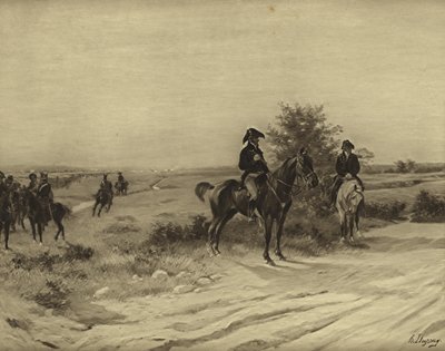 Slaget ved Waterloo, 1815 (dybtryk) af Henri Louis Dupray