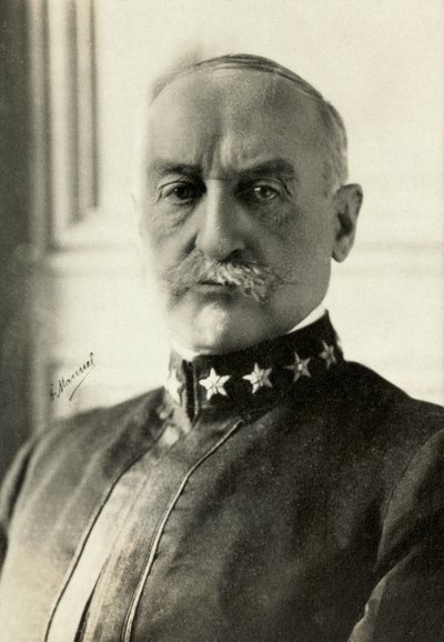Portræt af admiral Benson (foto) af Henri Manuel