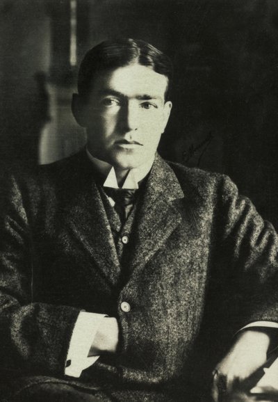 Portræt af Ernest Shakleton, ca. 1905 (foto) af Henri Manuel