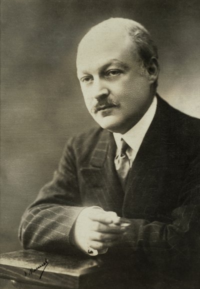 Portræt af Fernand Vanderem (foto) af Henri Manuel