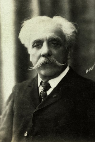 Portræt af Gabriel Faure (foto) af Henri Manuel