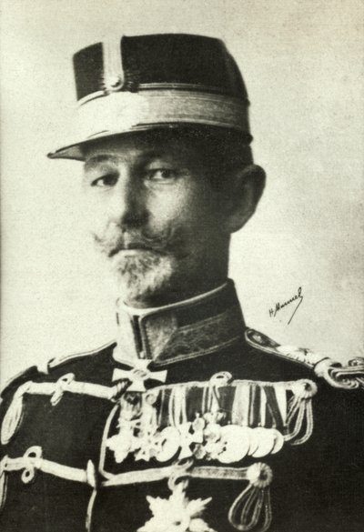 Portræt af general Alexandre Averesco (foto) af Henri Manuel