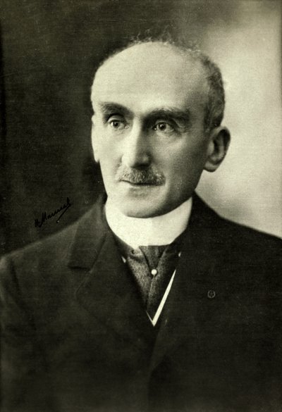 Portræt af Henri Bergson (foto) af Henri Manuel