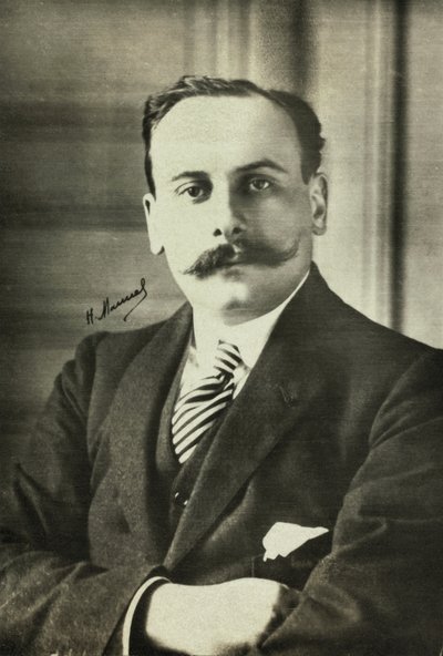 Portræt af Henri De Jouvenel (foto) af Henri Manuel