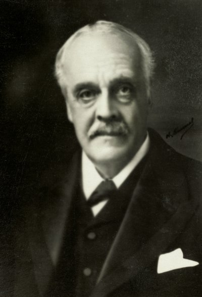 Portræt af Lord Arthur Balfour (foto) af Henri Manuel