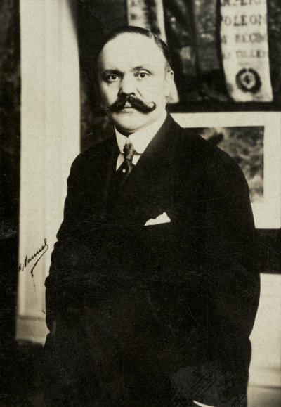 Portræt af Louis Loucheur (foto) af Henri Manuel