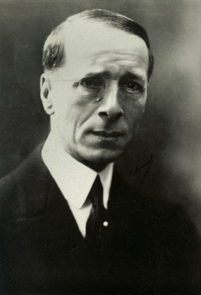 Portræt af Marcel Boulenger (foto) af Henri Manuel