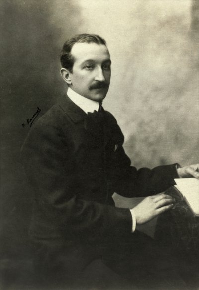 Portræt af Michel Corday (foto) af Henri Manuel