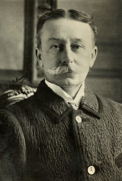 Portræt af Rene Bazin (foto) af Henri Manuel