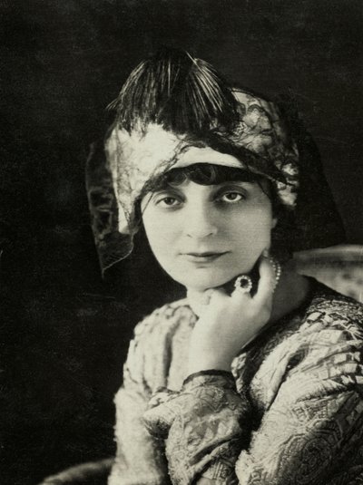 Portræt af Comtesse de Noailles (foto) af Henri Manuel