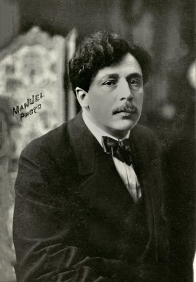 Portræt af den franske maler Abel Faivre ( 1867 af Henri Manuel