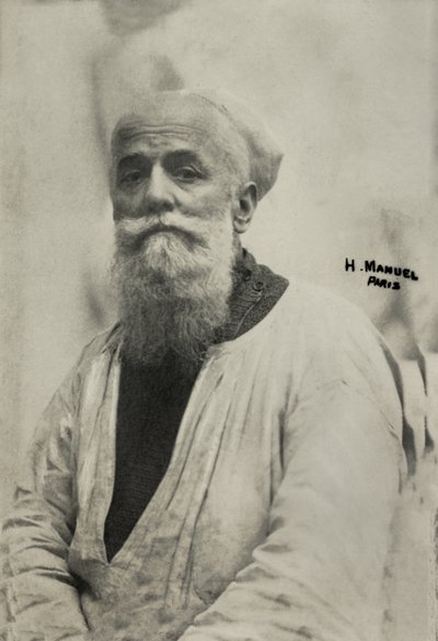 Portræt af den franske billedhugger Paul Albert Bartholome ( 1848 af Henri Manuel