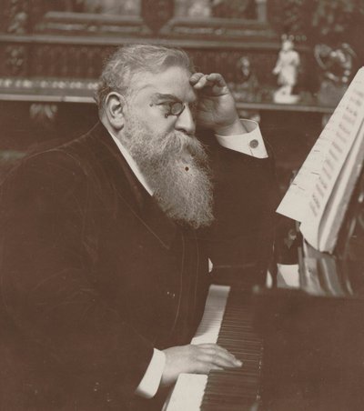 Portræt af komponisten Raoul Pugno 1852-1914, ca. 1910. af Henri Manuel