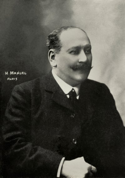 Portræt af forfatteren Georges Grisier ( 1855 af Henri Manuel