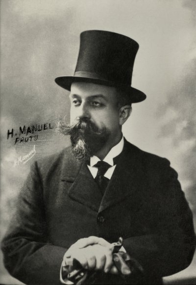 Portræt af forfatteren Henri Gauthier , Villars dit Willy ( 1859 af Henri Manuel