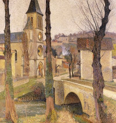 Broen ved Bastide-du-Vert; Broen ved Bastide-du-Vert, ca. 1920 af Henri Martin