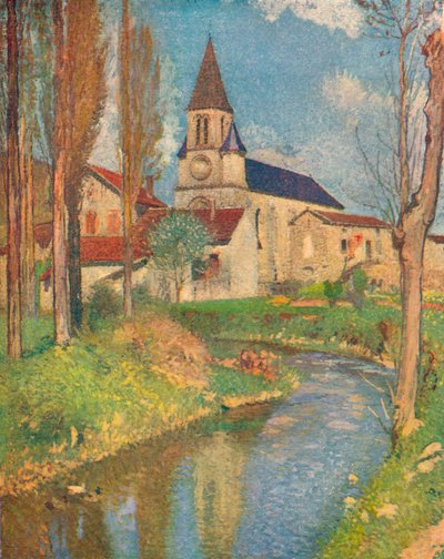 La Bastide-kirken, c1915 af Henri Martin