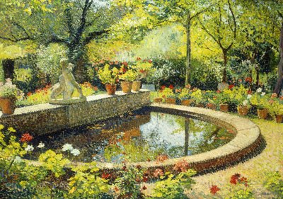Dammen ved Marquayrol; Le Basin de Marquayrol, ca. 1930 af Henri Martin